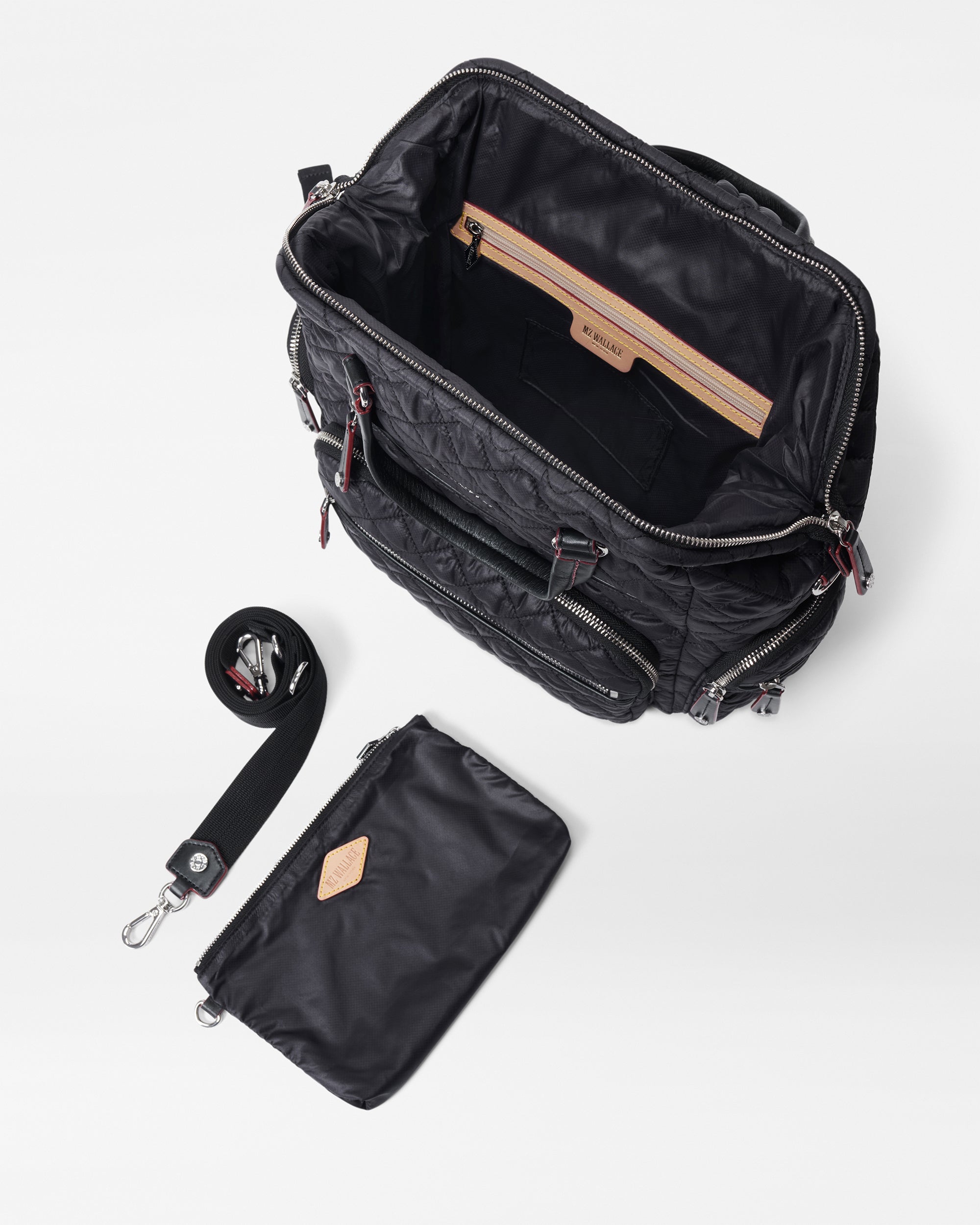 Black Crosby Frame Backpack