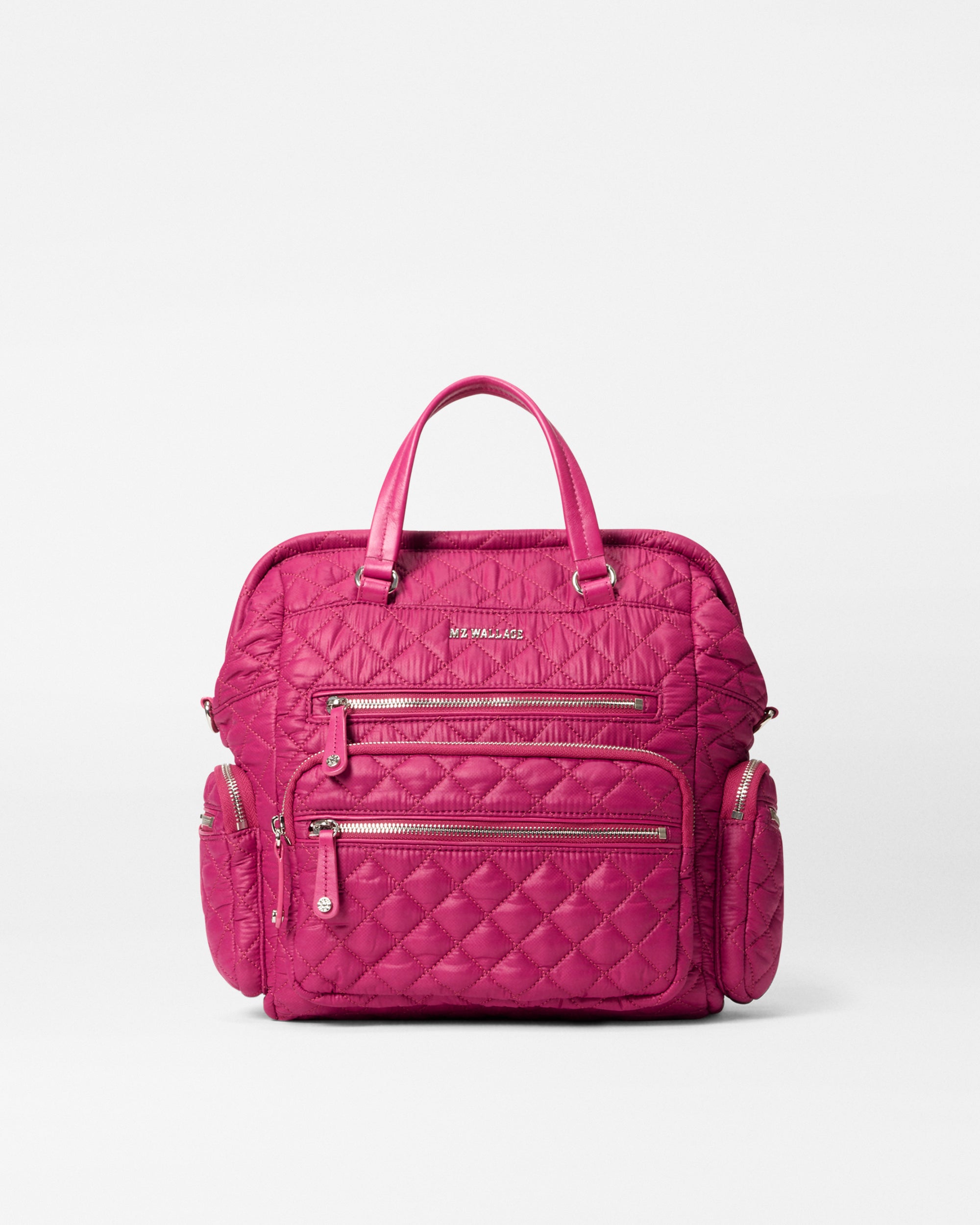 まさり MZ Wallace Raspberry Red Crosby Frame Backpack II - Small Luxury