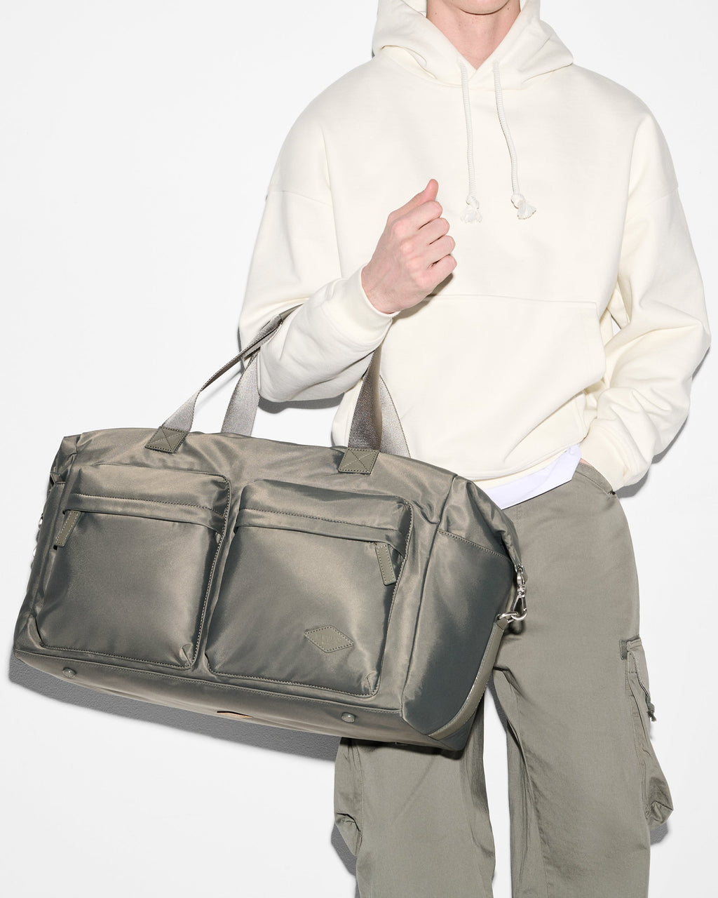 MZ Wallace | Sage Large Bleecker Travel Duffel | Men's Travel Bags | Men's Duffel Bags