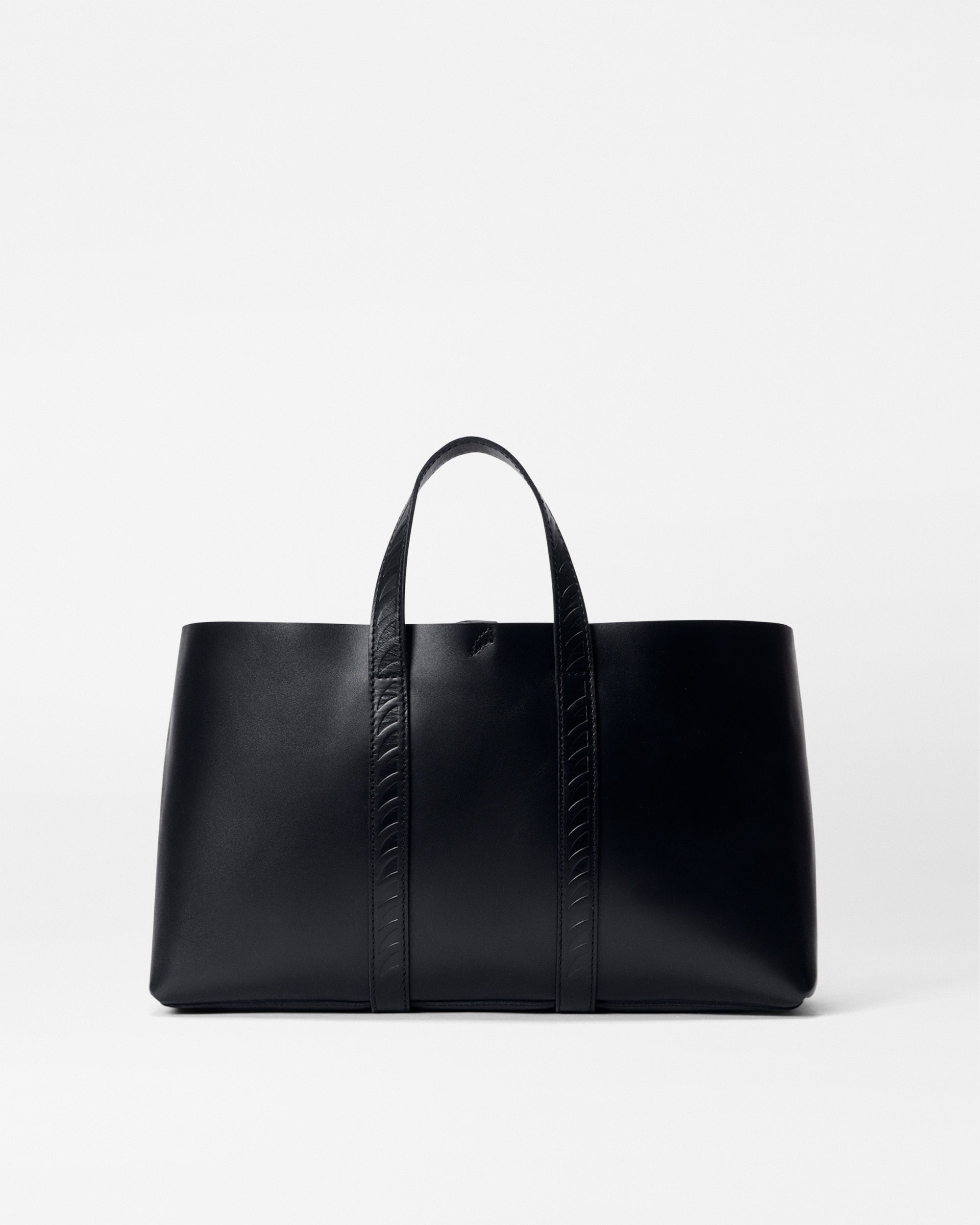 Dezso Black Leather Finn Leather Tote