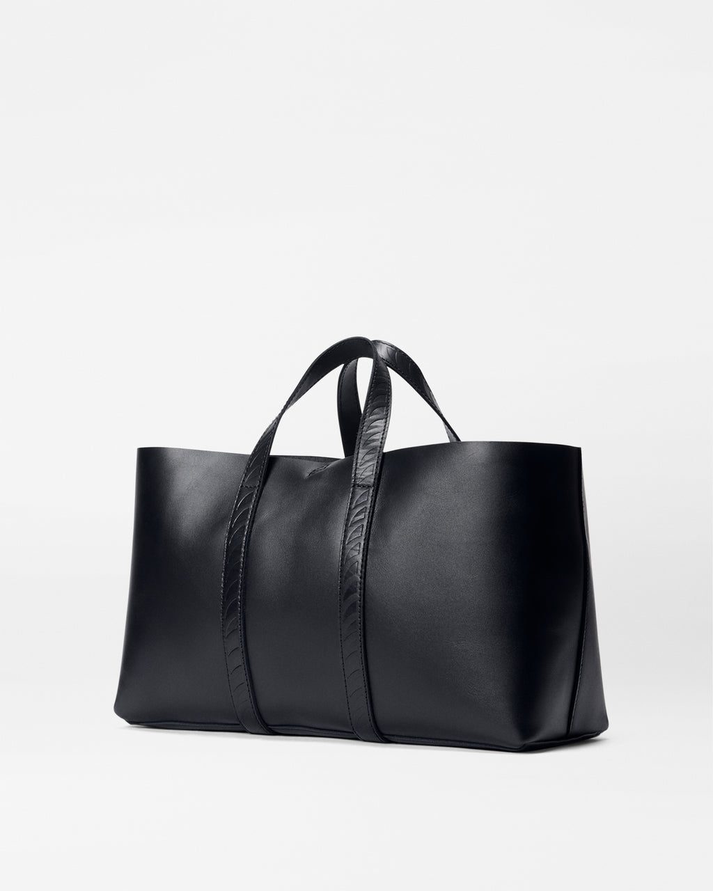 Dezso Black Leather Finn Leather Tote