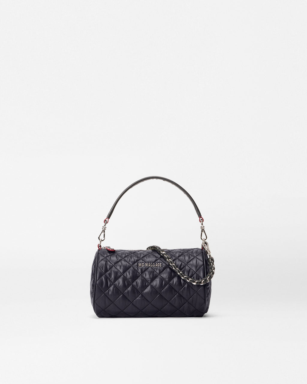 Black Crossbody Barrel Bag