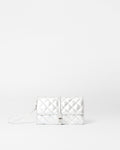 Silver Leather Astor Convertible Crossbody