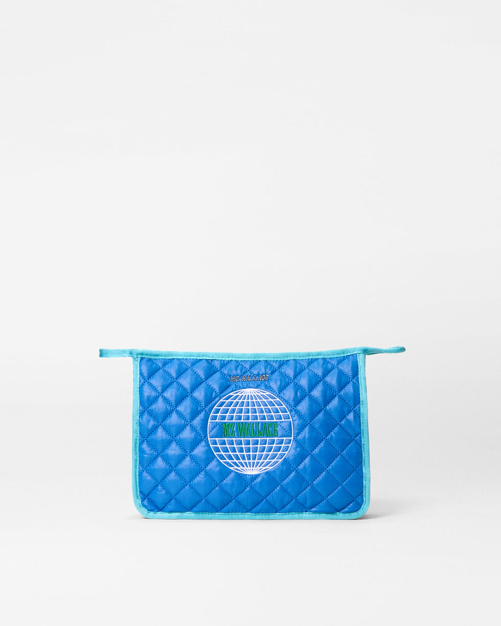 MZ Wallace Blue Metro Earth Day Clutch Bag