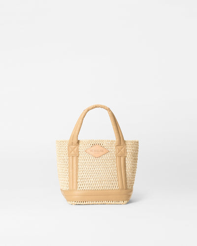 Front view of MZ Wallace Small Crochet Tote Bag