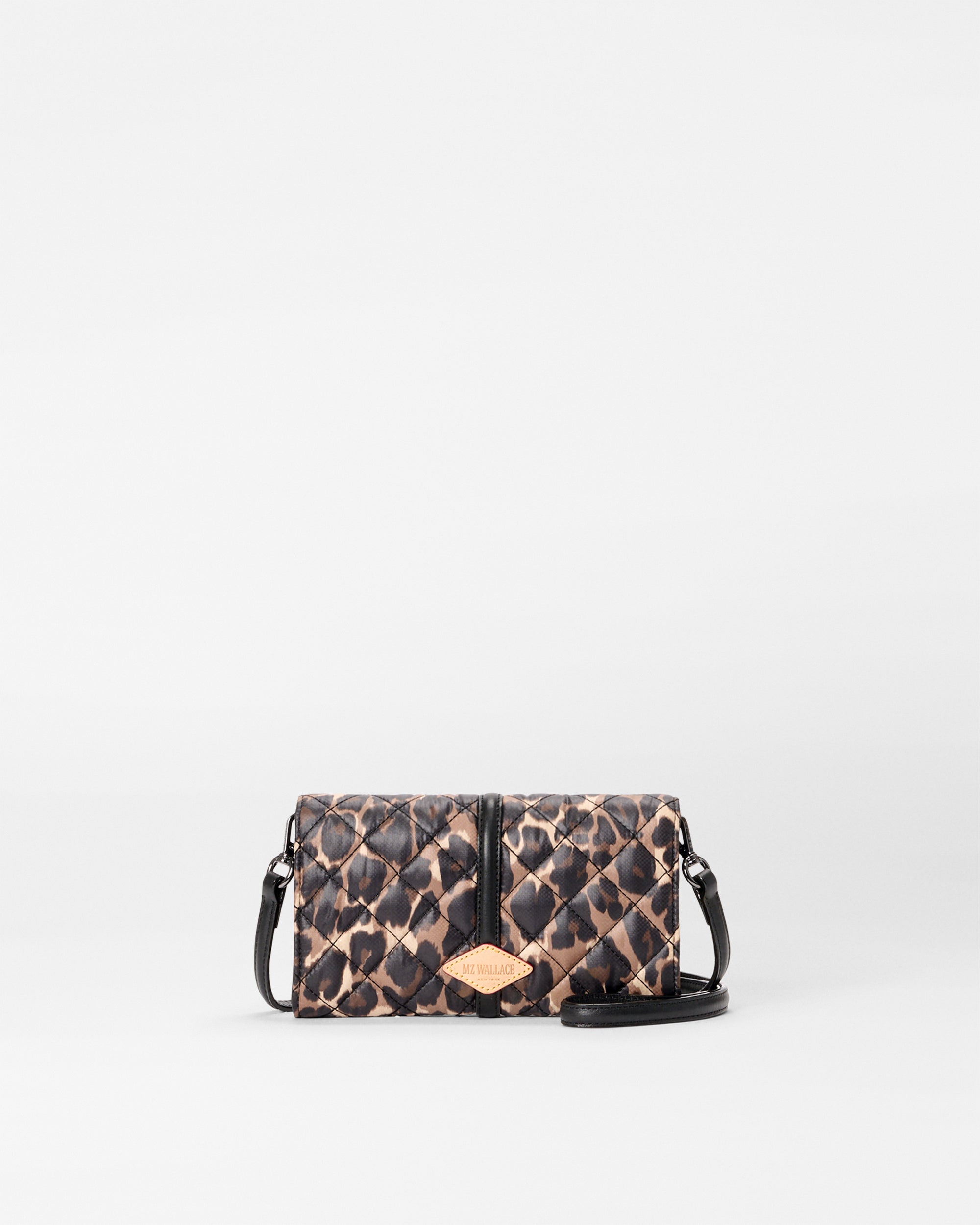 MZ Wallace Leopard Print Astor Convertible Crossbody Bag | MZ