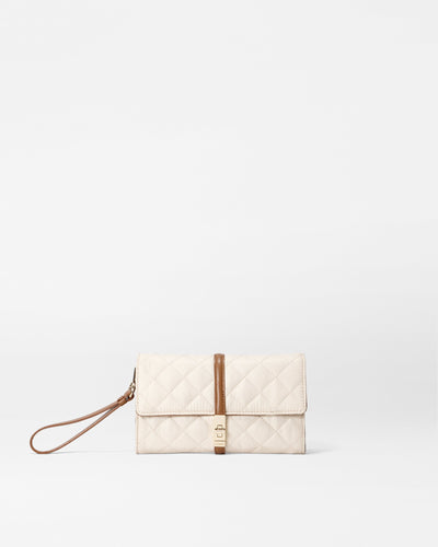 Sandshell with Brown Astor Convertible Crossbody