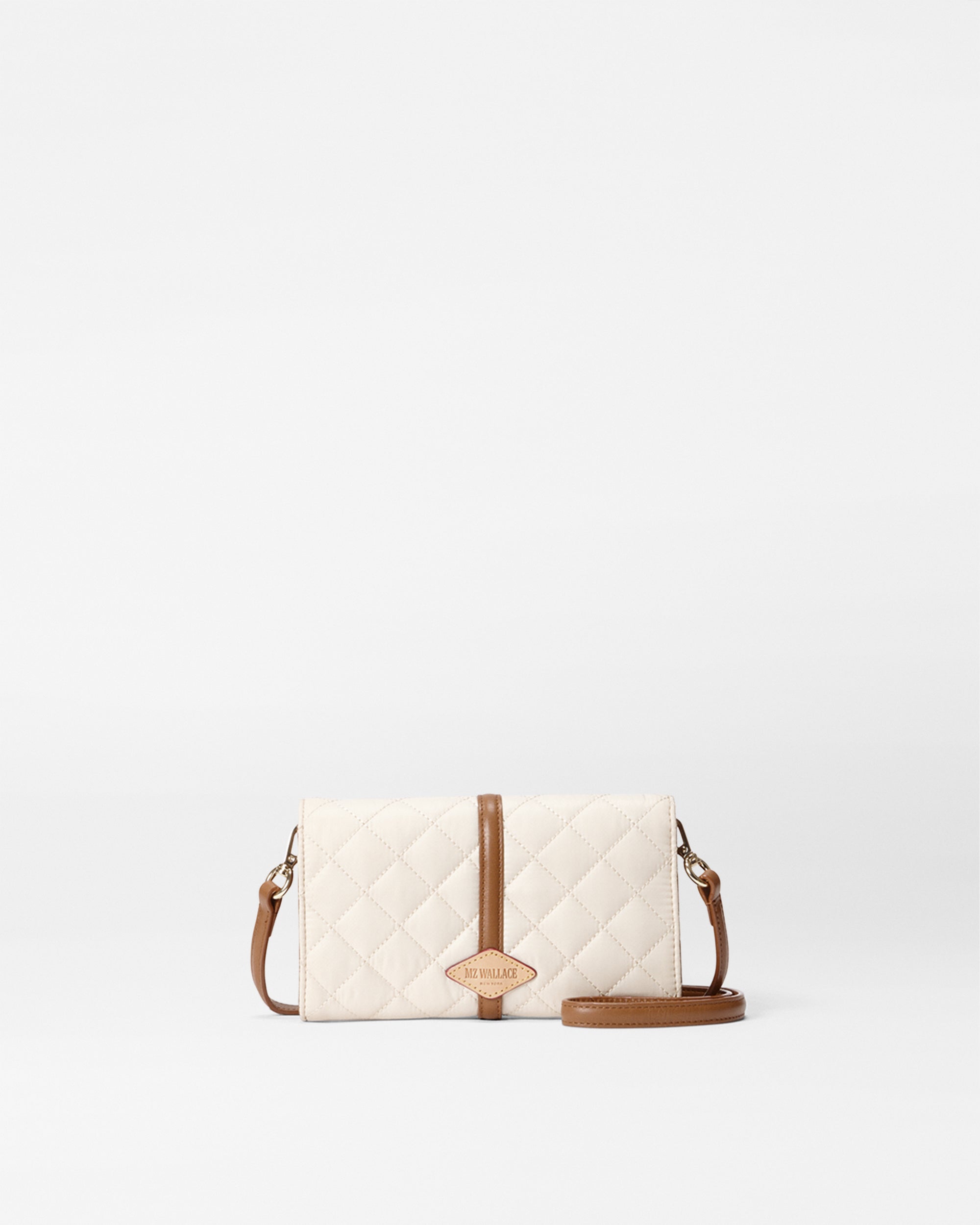 Sandshell with Brown Astor Convertible Crossbody