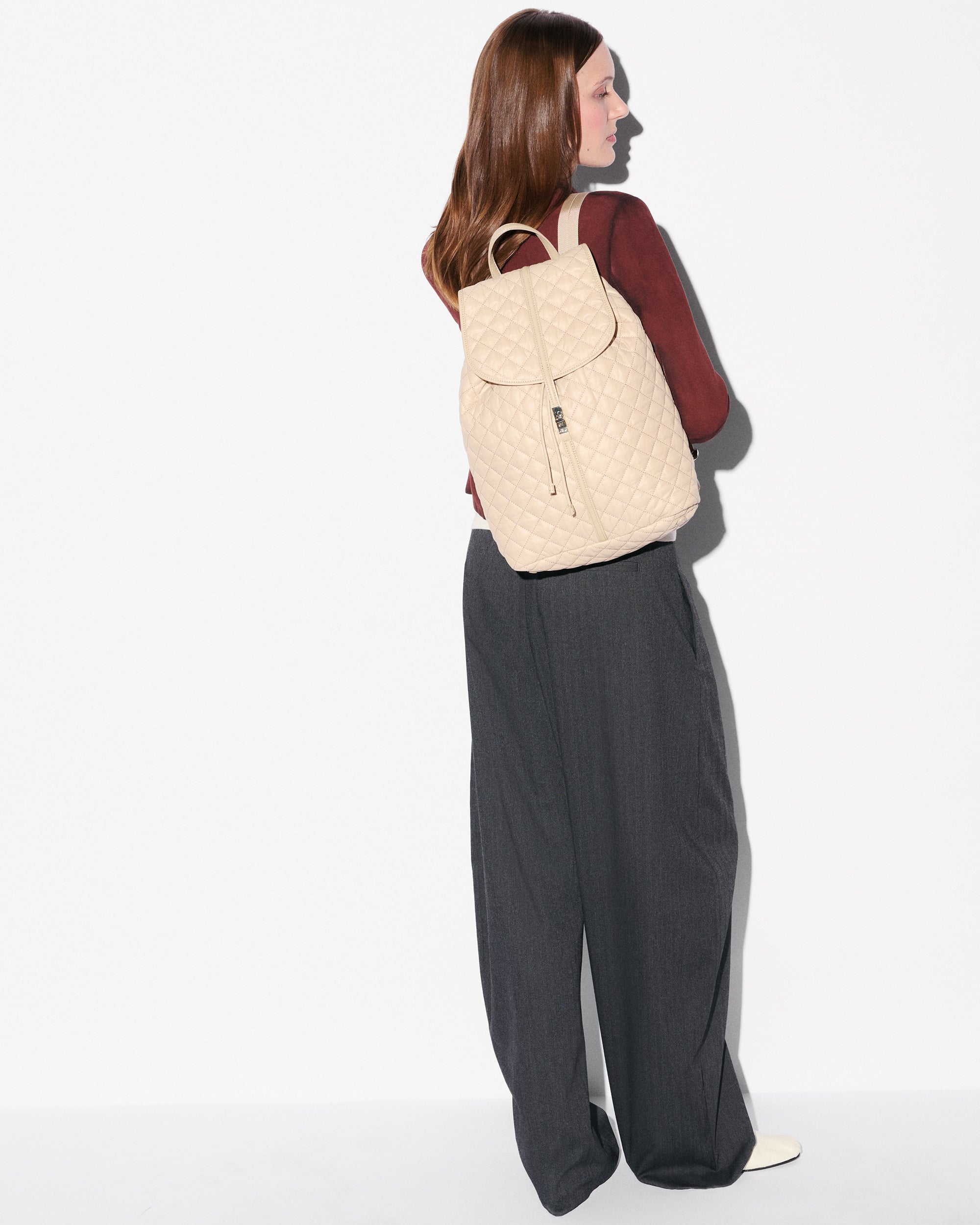 MZ Wallace Buff Ivory Astor Backpack | MZ Wallace – MZ Wallace