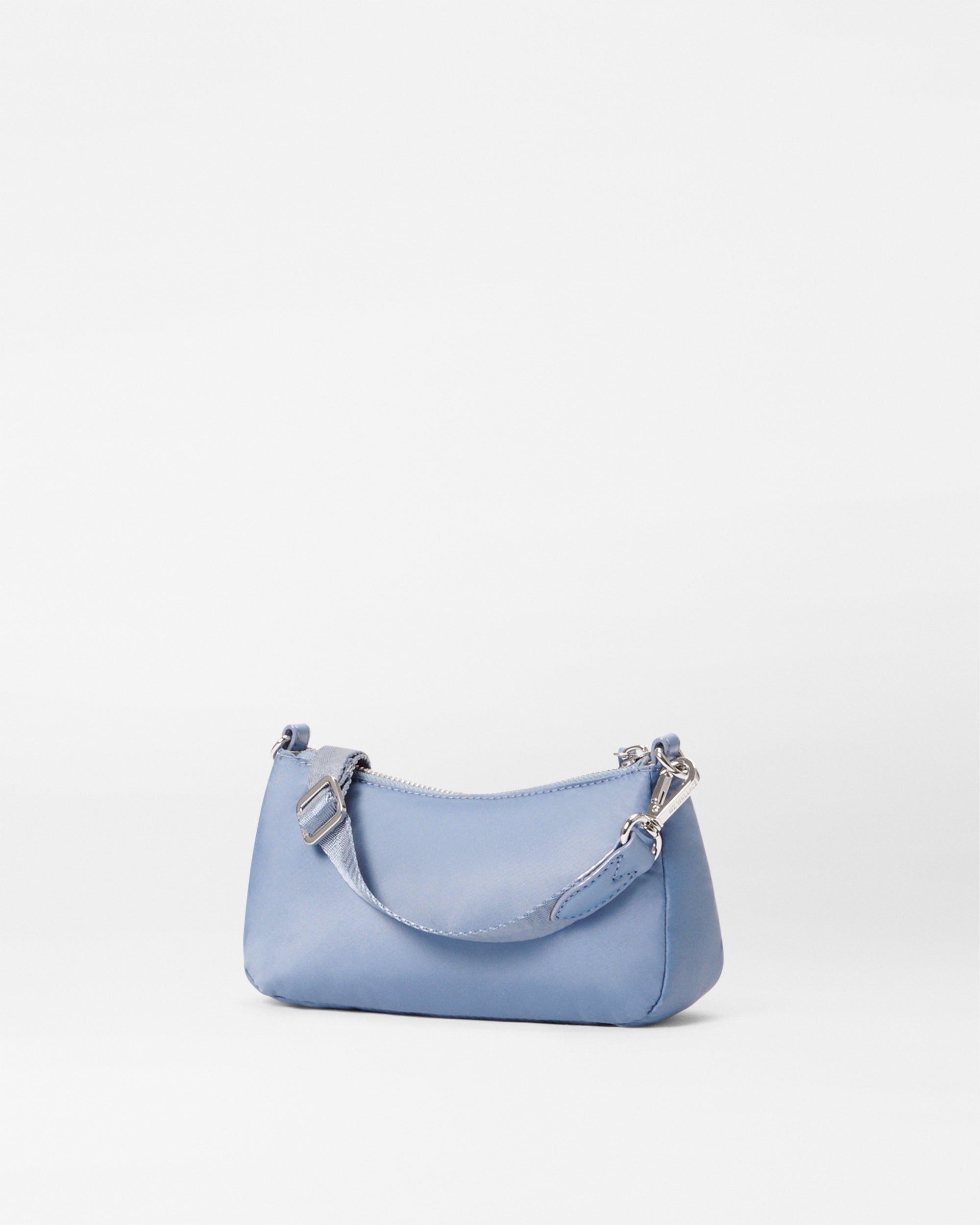 MZ Wallace Stone Blue Mini Chelsea Shoulder Bag | MZ Wallace – MZ