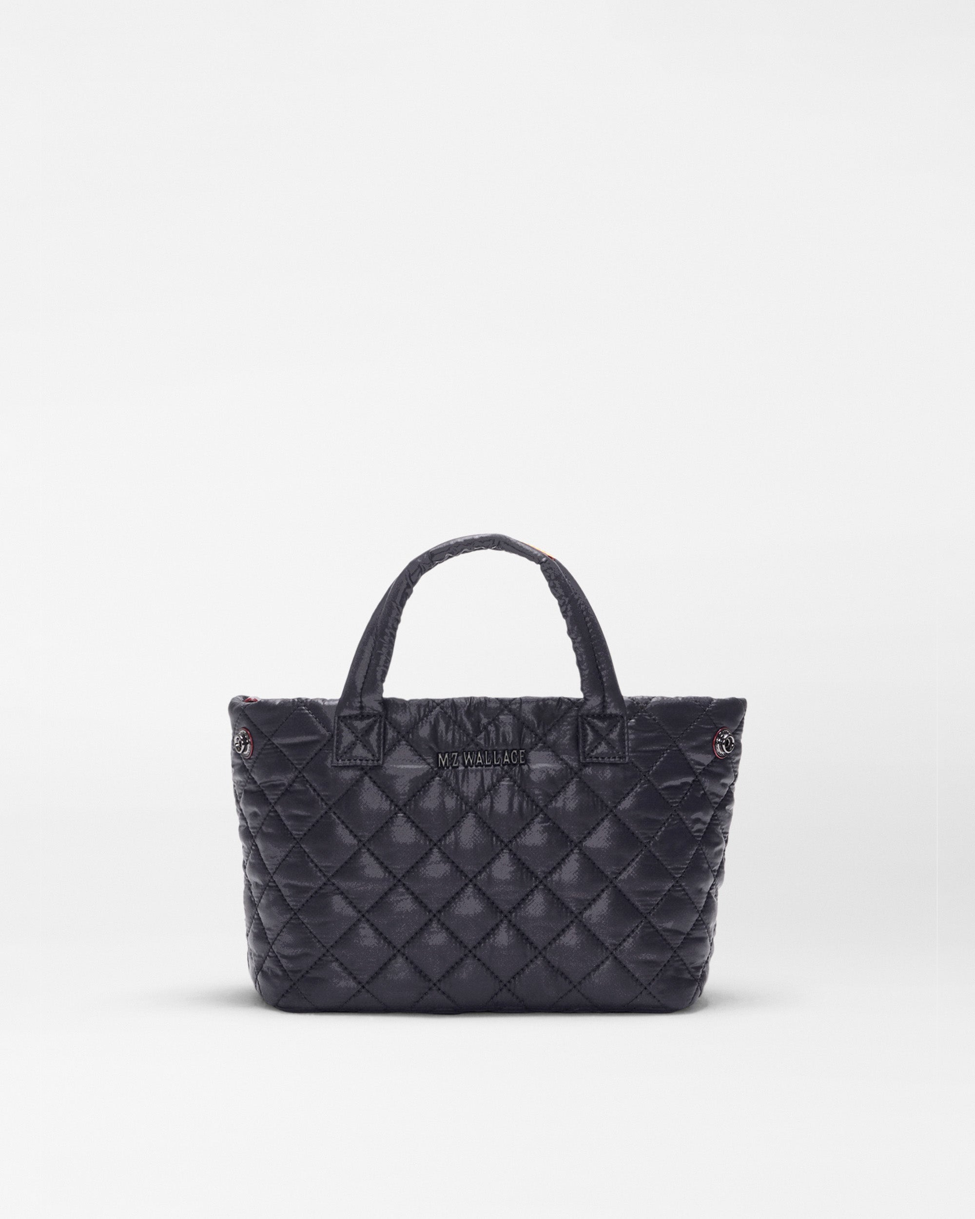 MZ Wallace Midnight Blue Shimmer Mini City Tote Bag - Luxury Tote