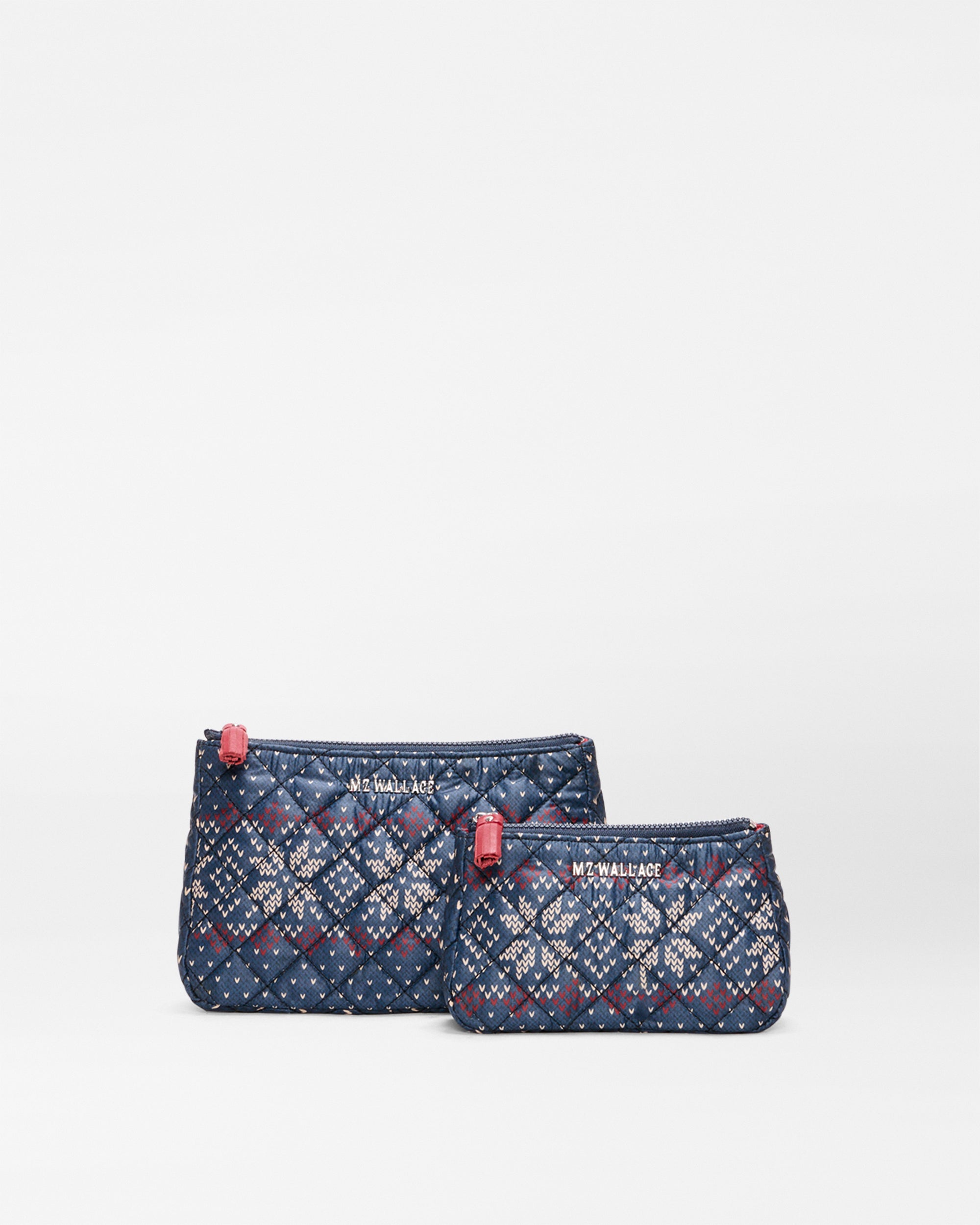 Fair Isle Print Luna Cosmetic Bundle