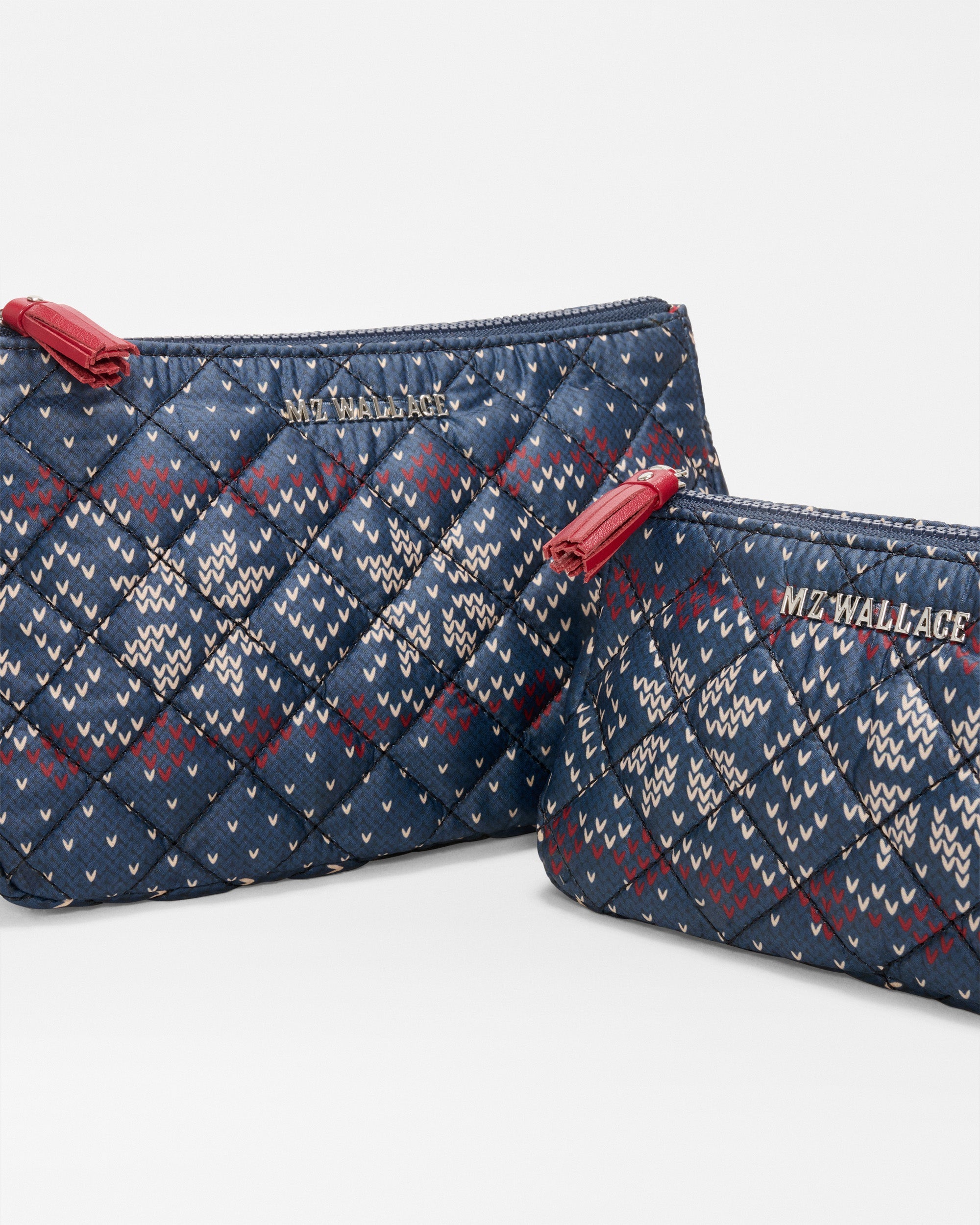 Fair Isle Print Luna Cosmetic Bundle
