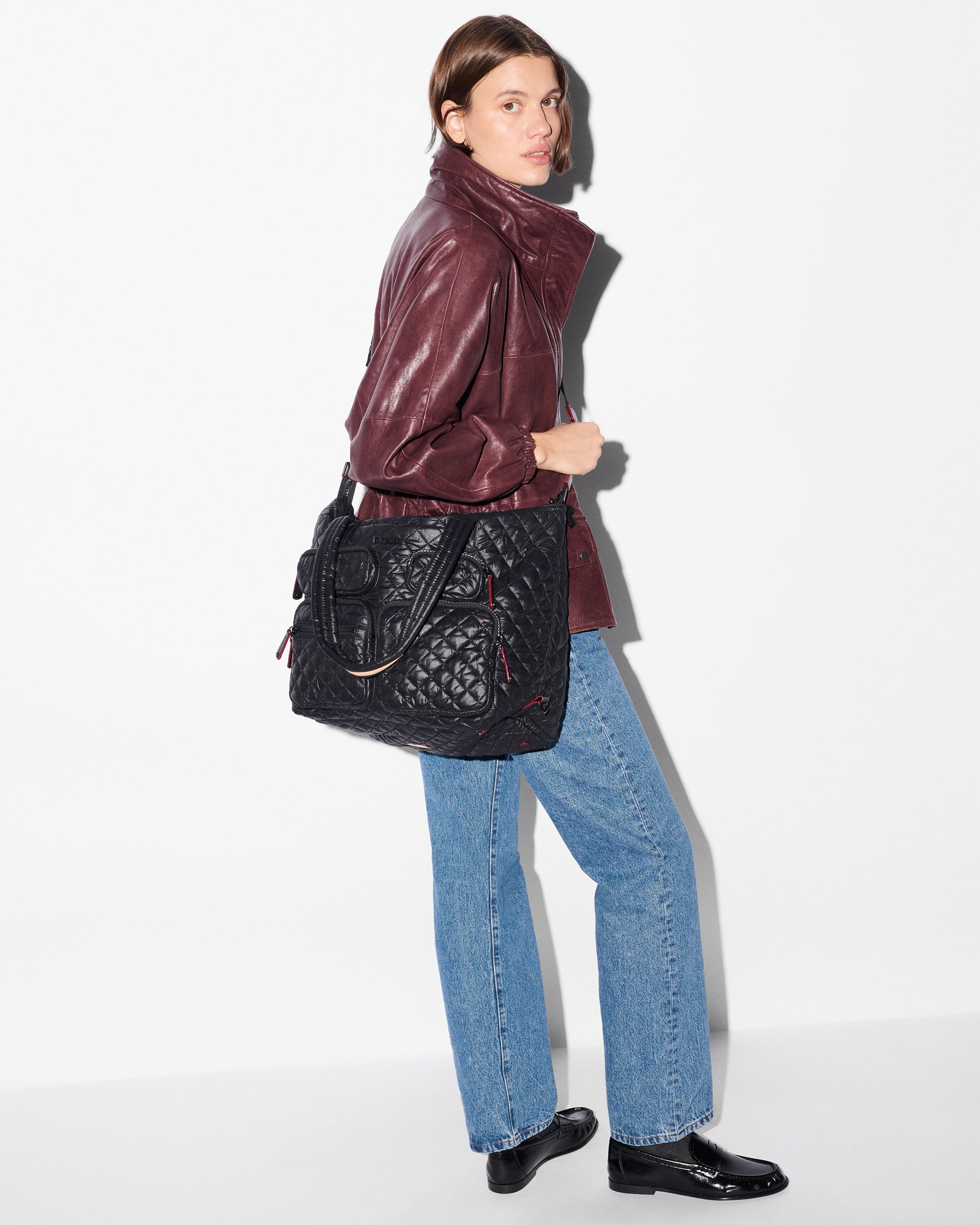 MZ Wallace | Black Large Sutton Travel