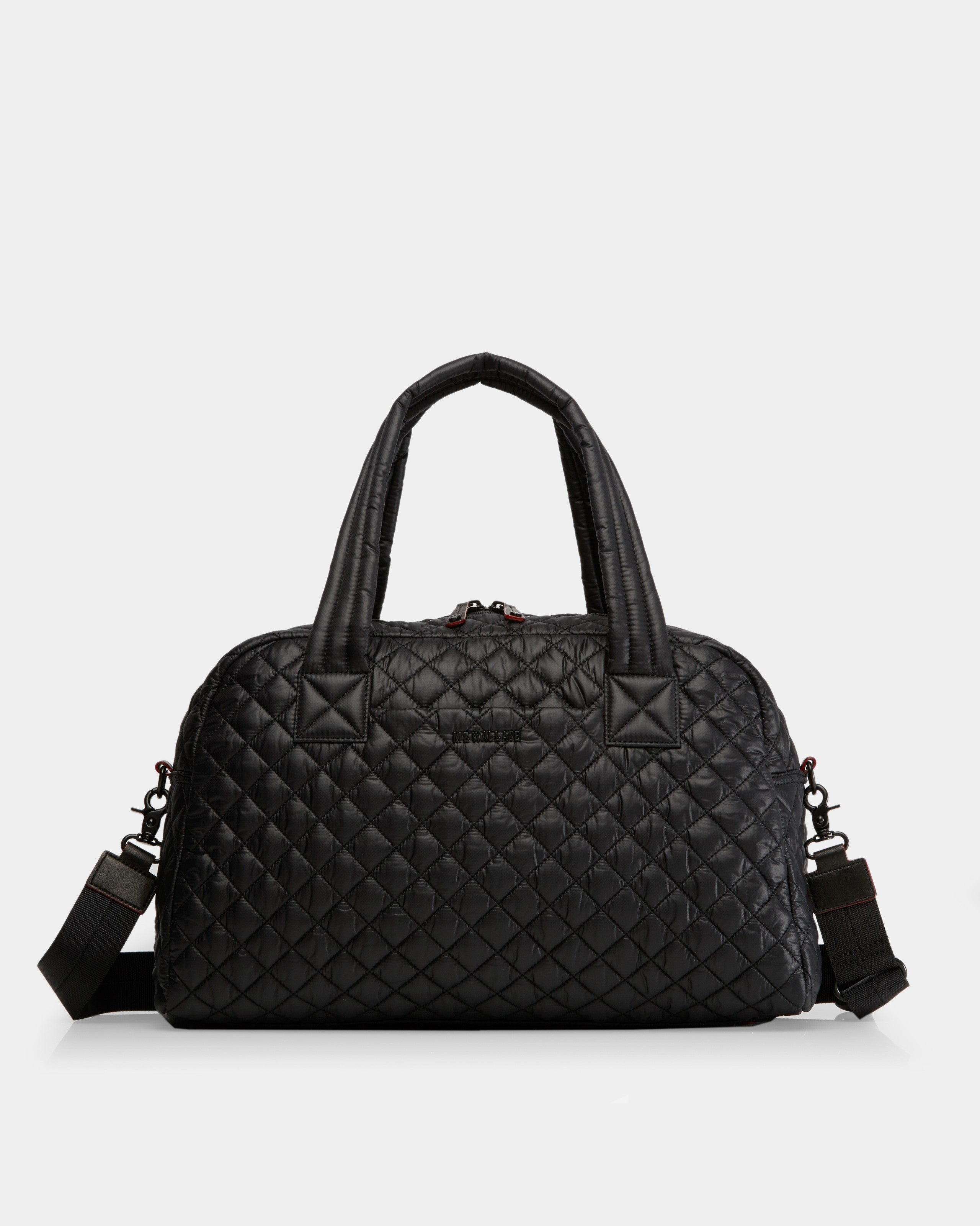めい MZ Wallace Black Jimmy Travel Bag - Luxury Women's Travel Bags