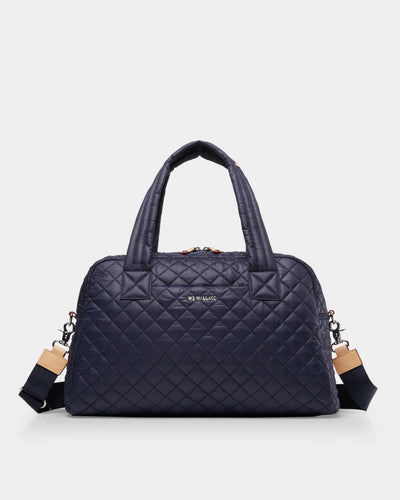MZ Wallace Navy Blue Carry-On Travel Purse