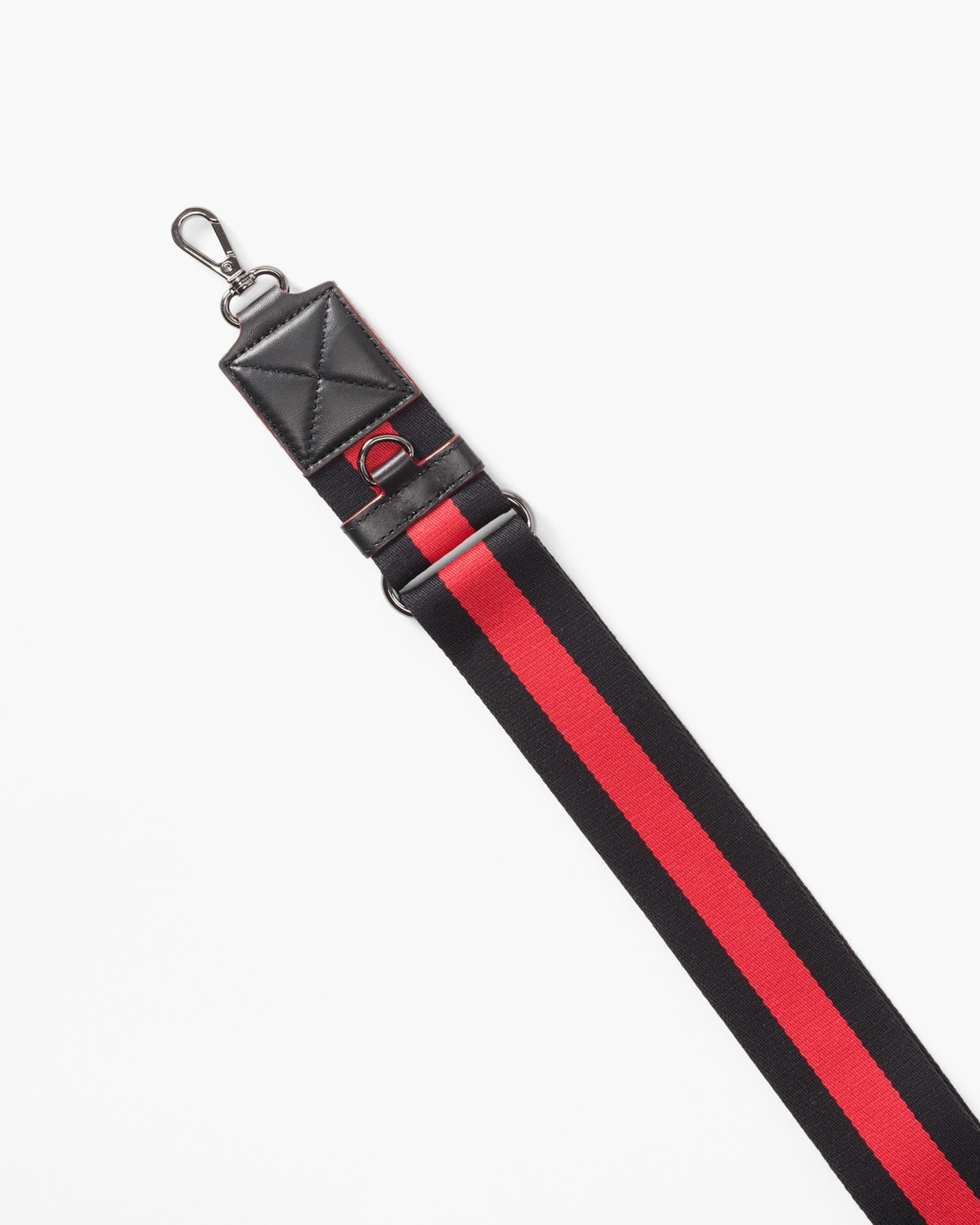 Black/Red Striped Strap - MZ WALLACE