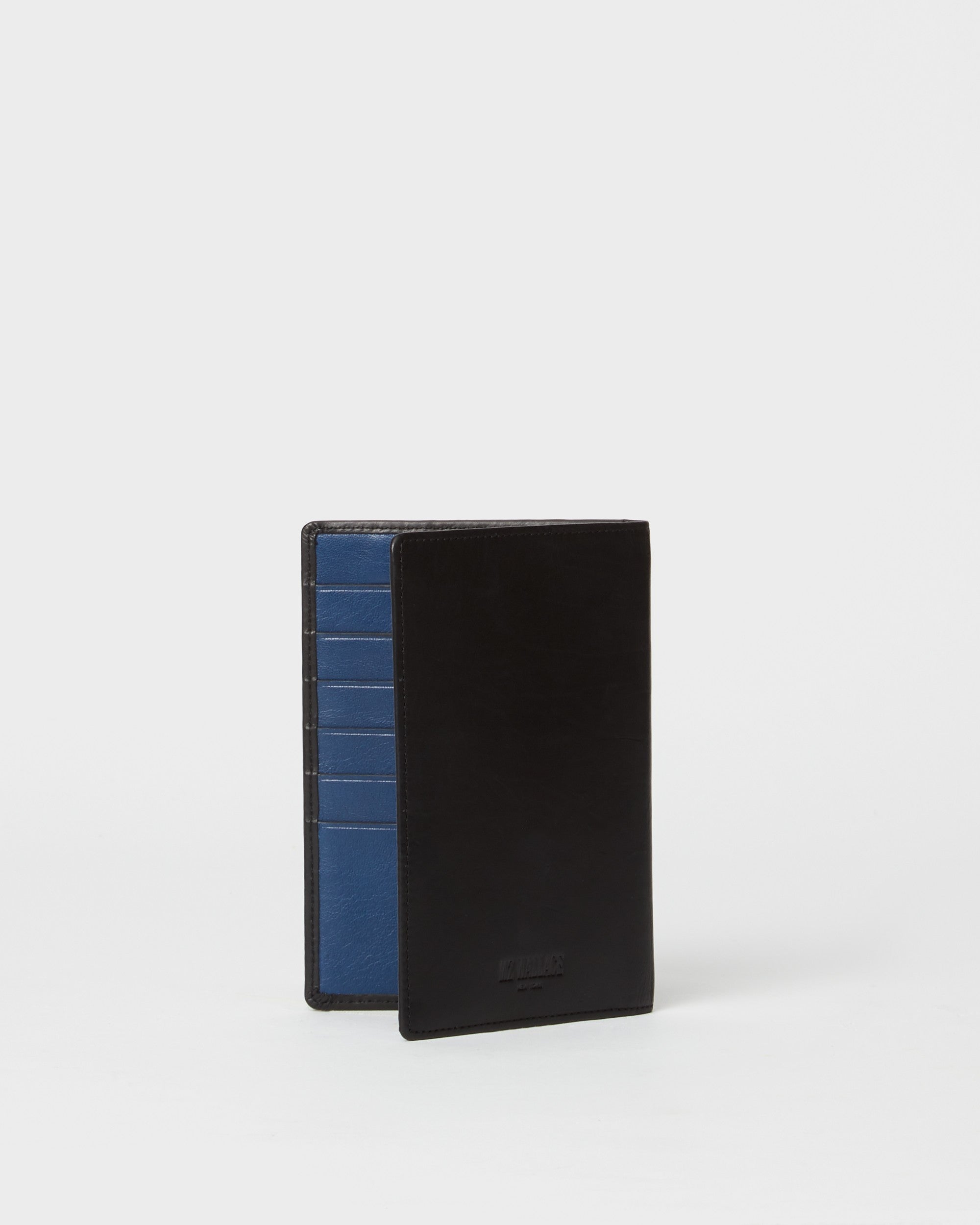 MZ Wallace Black Leather Travel Wallet inside