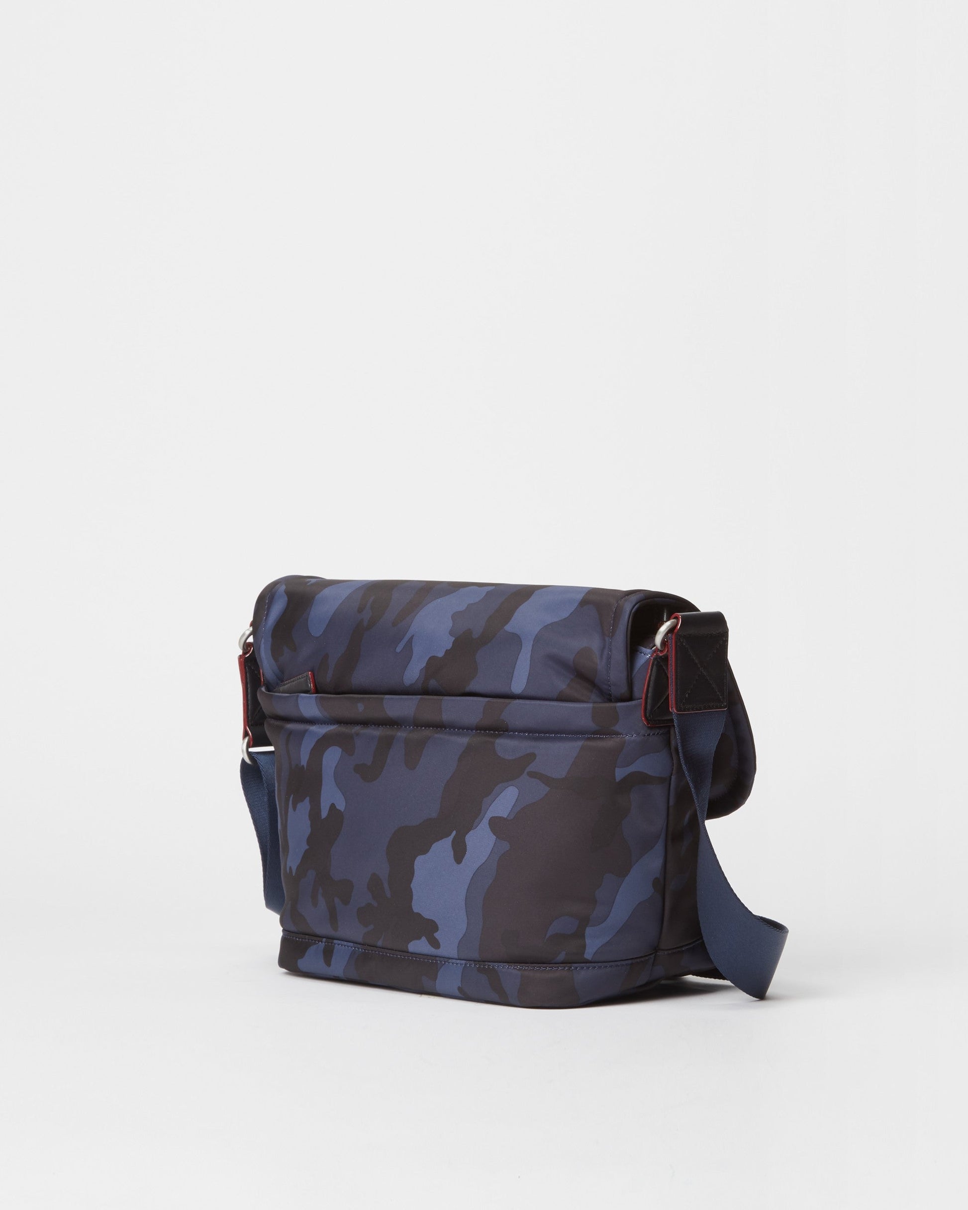 Dark Blue Camo Bedford Air Bleecker Small Messenger