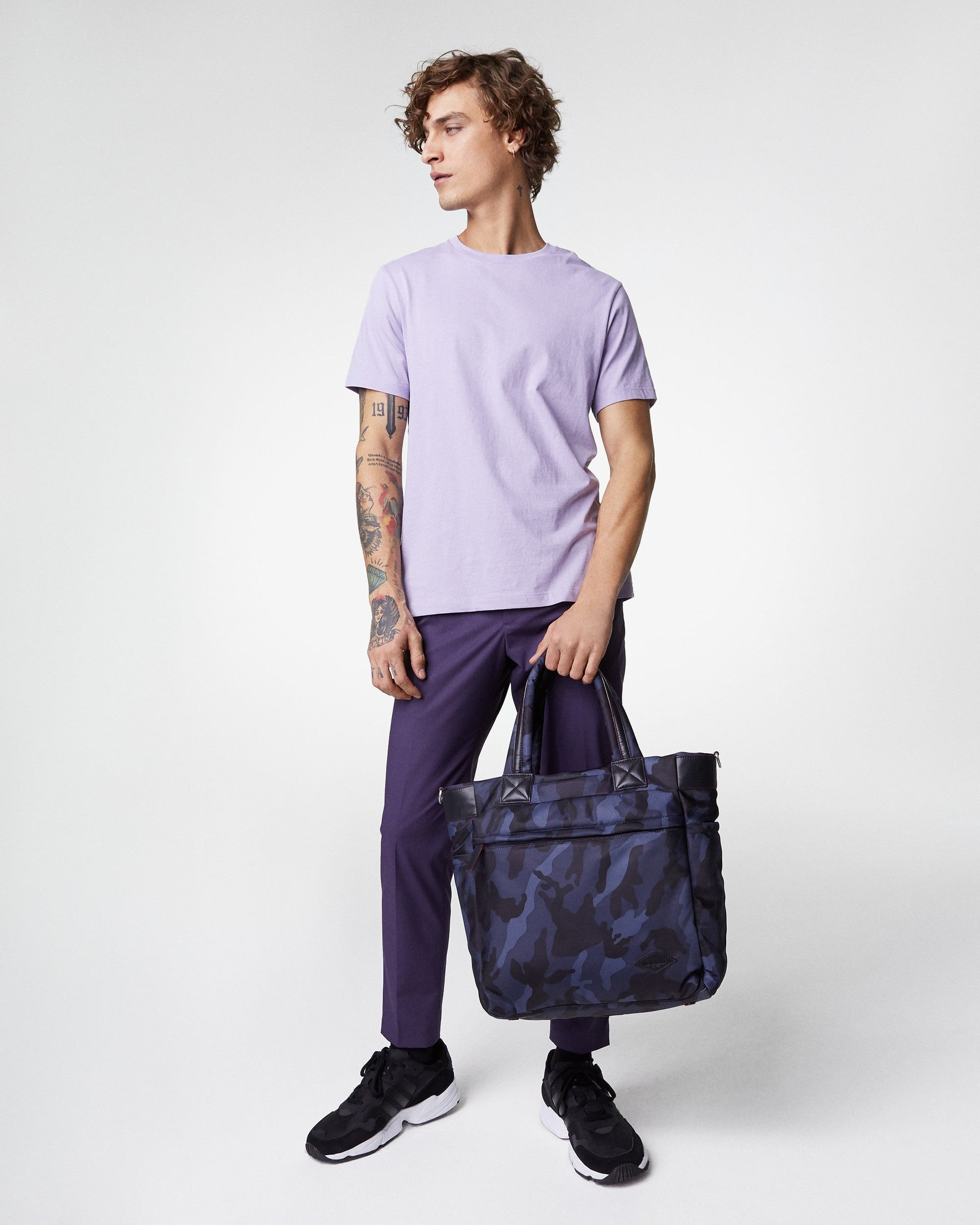 Dark Blue Camo Bedford Air Bleecker Tote